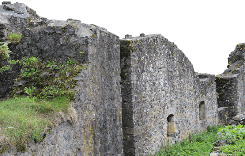 Ruins of the Ancient Stone Castle PNG