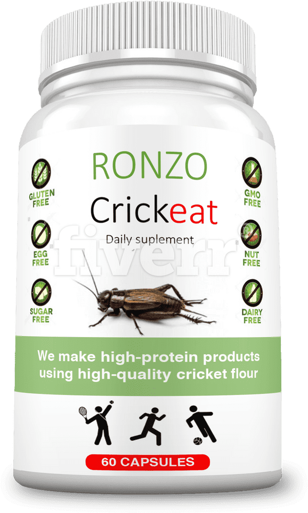 Insect Protein Power Cricket Supplement Essentials PNG