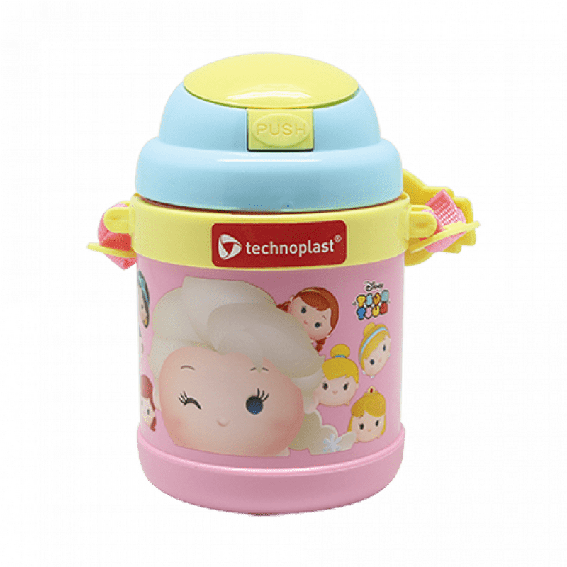 Colorful Disney Themed Kombucha Bottle PNG