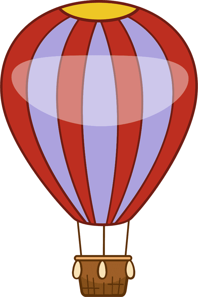 Colorful Hot Air Balloon Adventure PNG