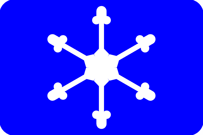 Snowflake Dance on a Winter's Breeze PNG