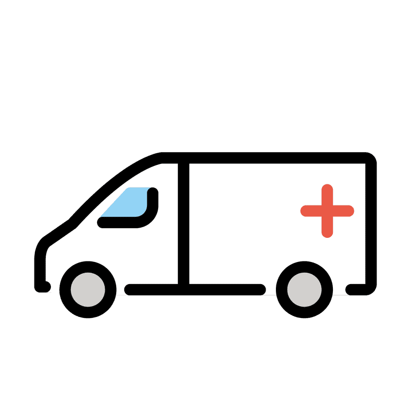 Emergency Response Ambulance on Duty PNG