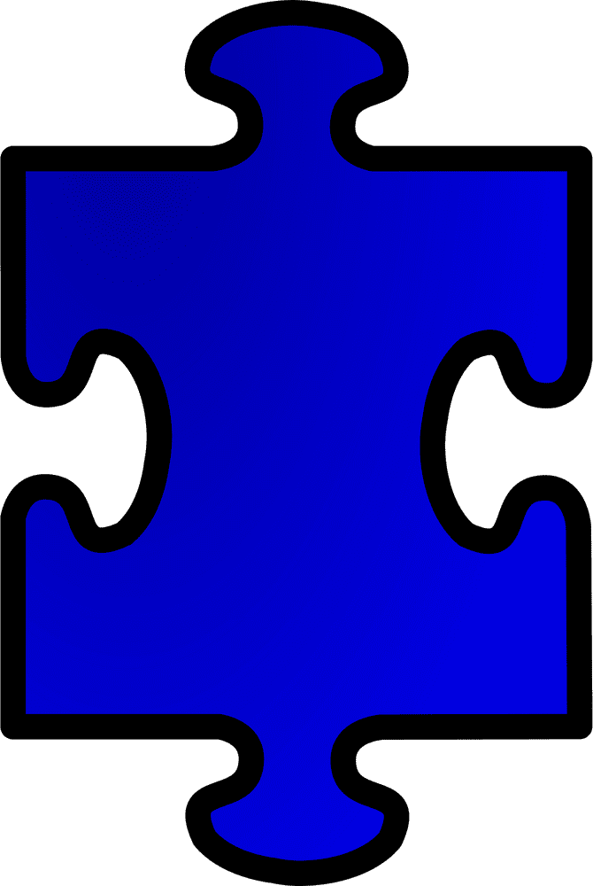 Interlocking Jigsaw Pieces of Creativity PNG