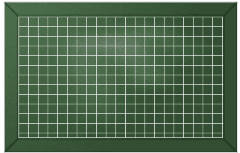 Gridded Blackboard for Precision Teaching PNG