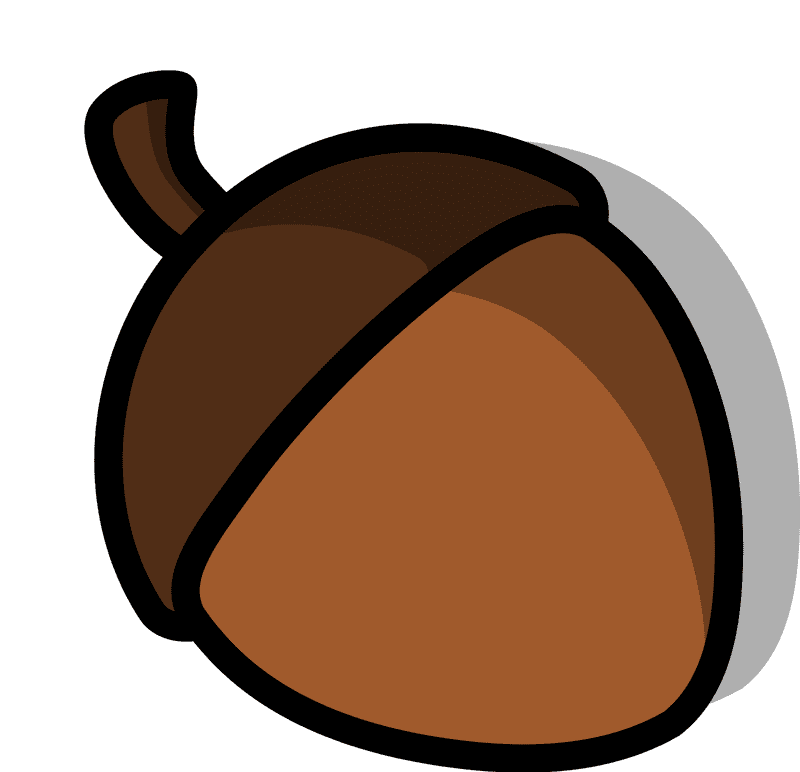 Whimsical Acorn Delight PNG
