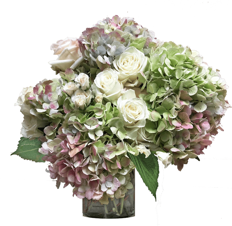 Delicate Harmony Blooming Flower Arrangement PNG