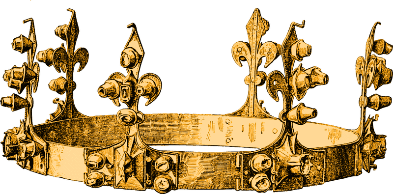 Elegant Queen Crown of Regal Splendor PNG