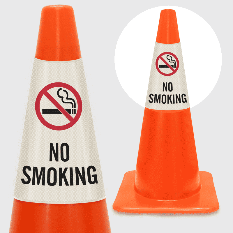 Ice Cream Cone Caution No Smoking Please PNG