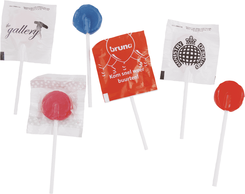 Lollipop Variety Sweet Treats on Sticks PNG
