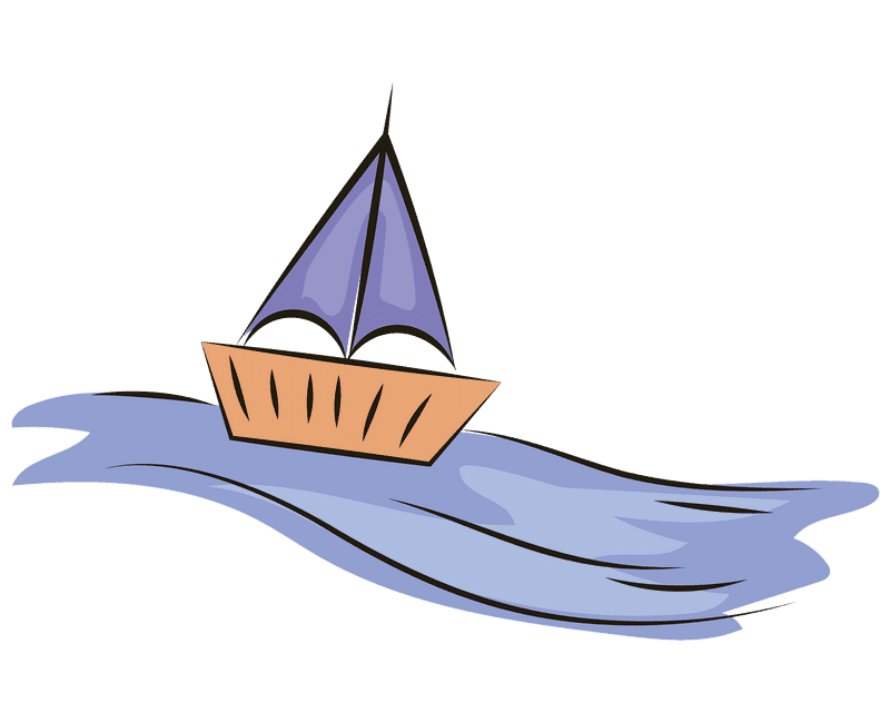 Sunny Ferry Boat Adventure on Calm Waters PNG