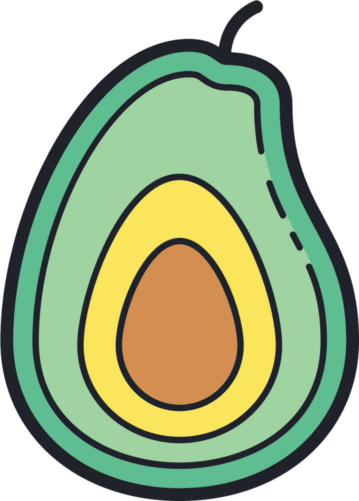 Avocado Toast Delight A Smooth Green Treat PNG