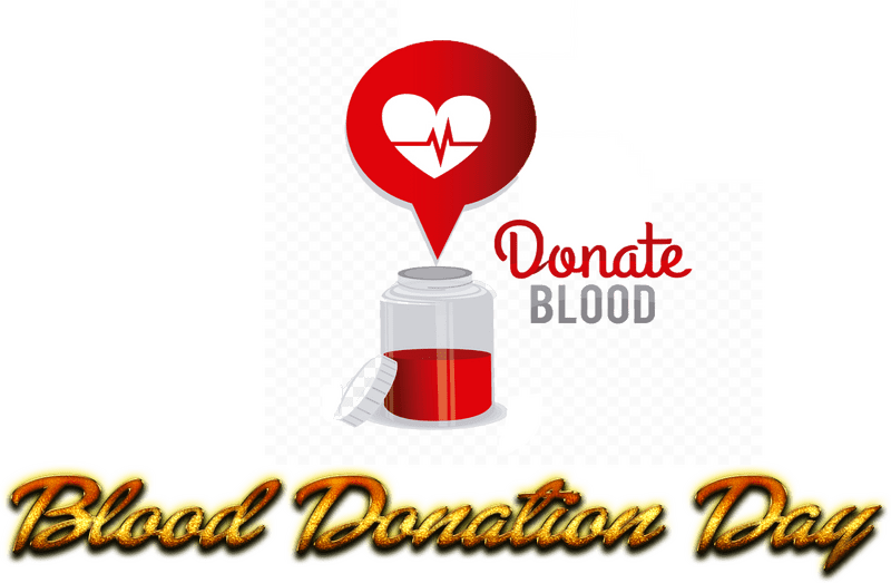 Save Lives Donate Blood Today! PNG