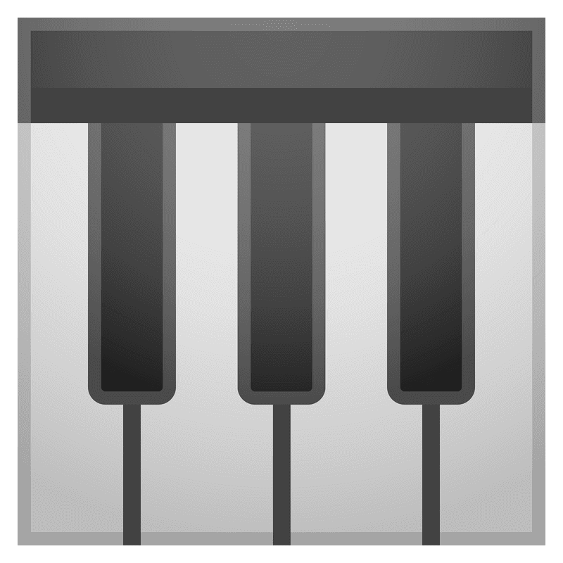 Musical Keyboard Harmony in Every Key PNG