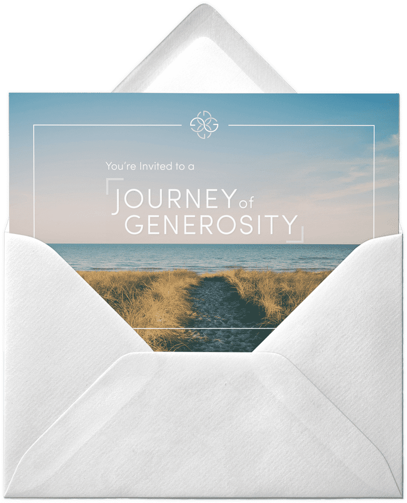 Envelope Mail for a Journey of Generosity PNG