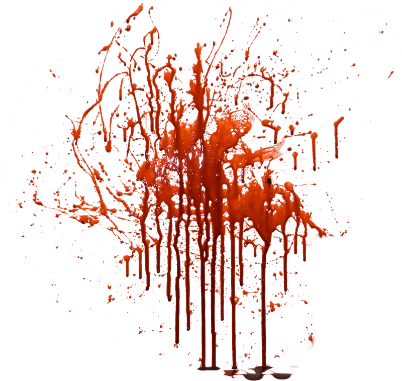 Blood Rain A Splash of Crimson Chaos PNG