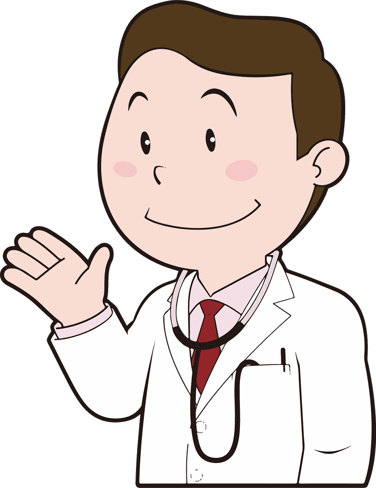 Friendly Doctor Ready to Help PNG