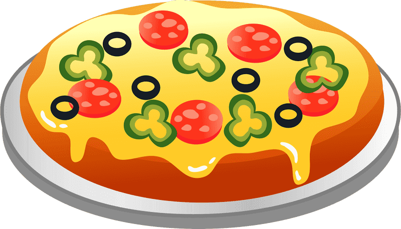 Deliciously Cheesy Pizza Delight PNG