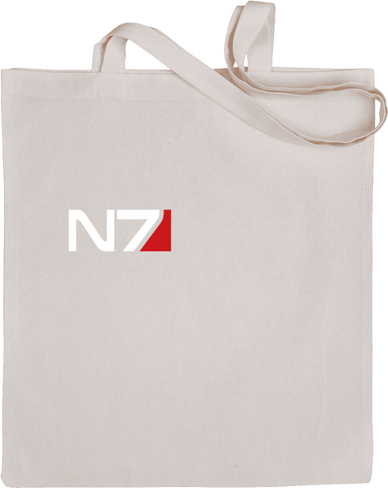 Stylish N7 Logo Eco Bag for Everyday Use PNG