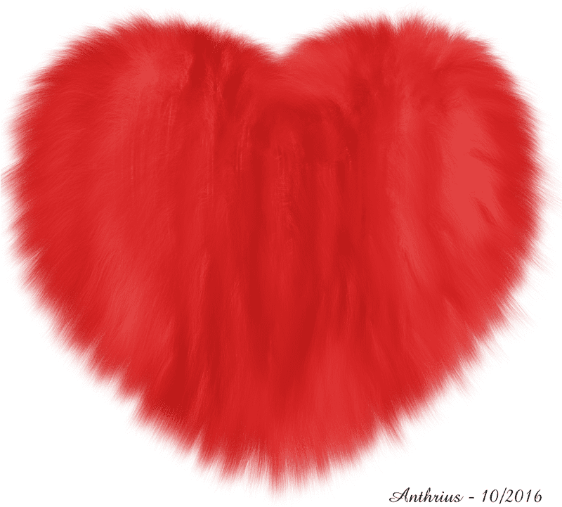 Fluffy Heart of Love and Warmth PNG