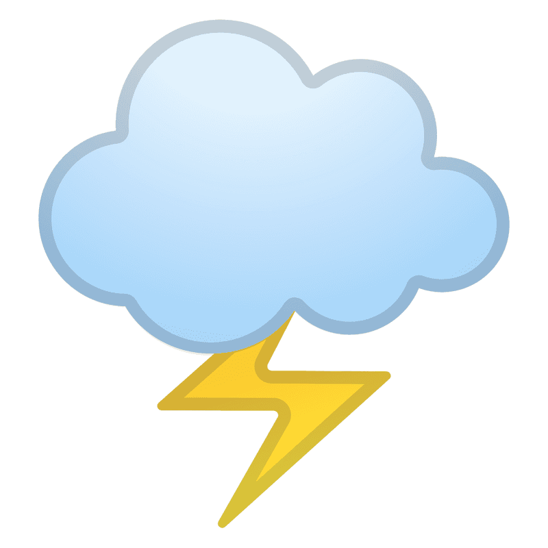 Thunderous Cloud Overhead PNG