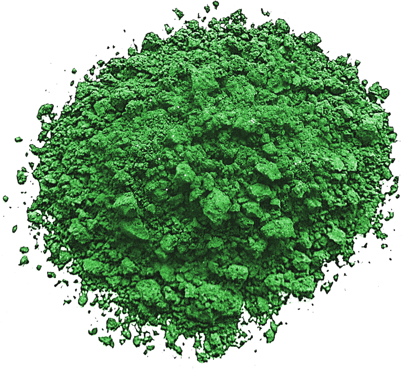 Vibrant Green Matcha Powder Delicacies PNG