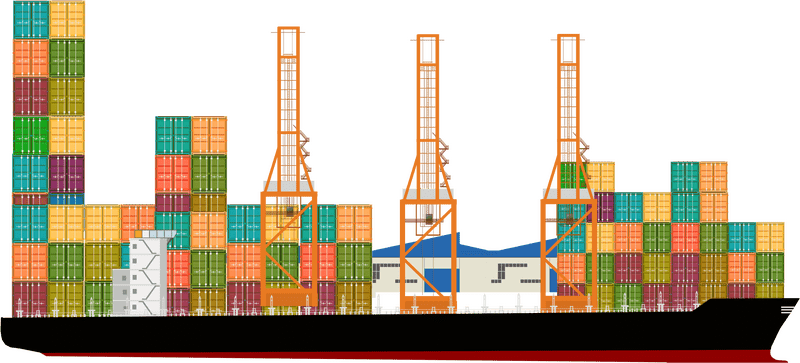 Efficient Shipping Solutions for Global Trade PNG