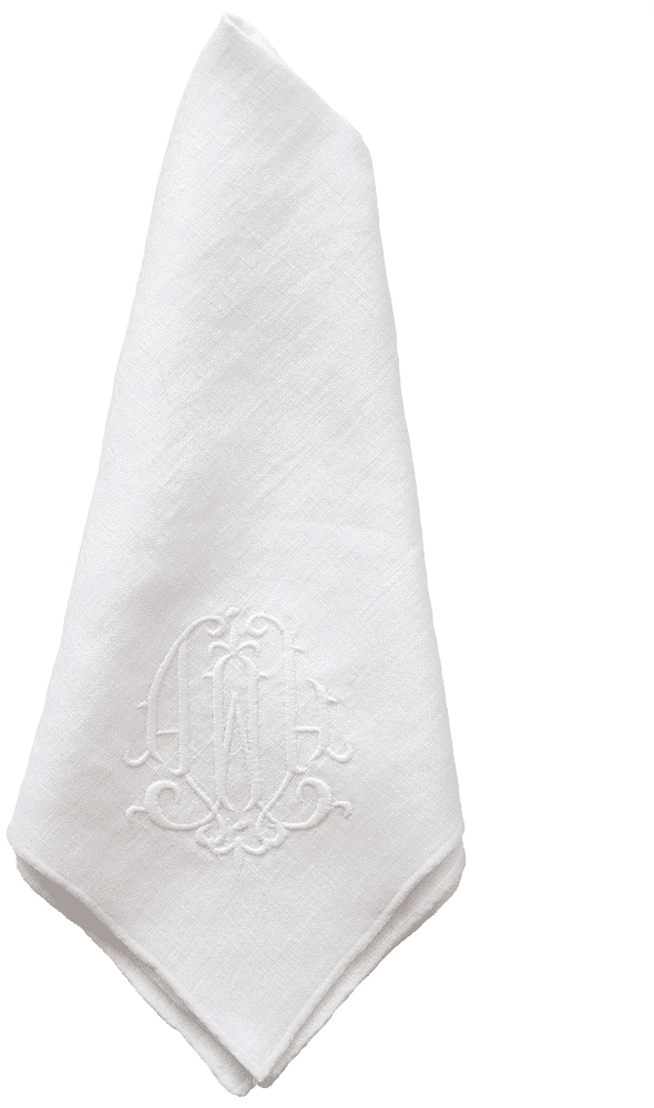 Elegant Monogrammed Napkin Holder for Dining Tables PNG