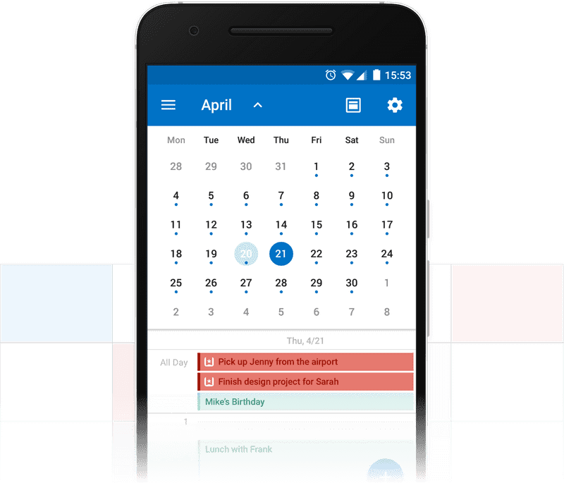 Interactive Calendar for April Events and Reminders PNG