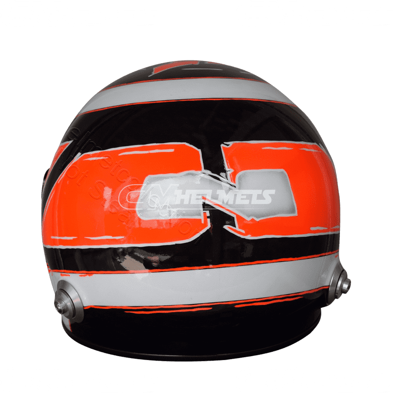 Vibrant Motorbike Helmet with Bold Graphics PNG