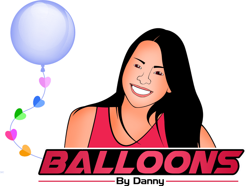 Joyful Balloon Celebration with Heart Strings PNG