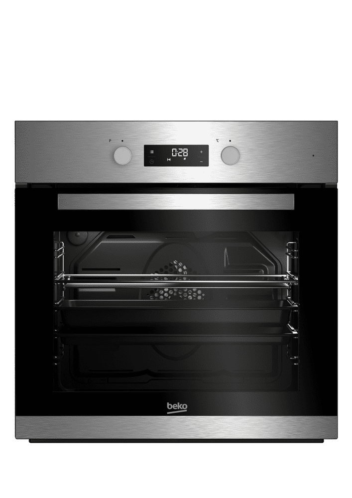 Sleek Stainless Steel Microwave Oven Design PNG