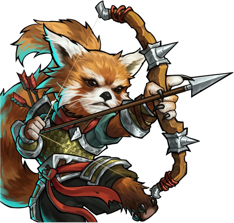 Fierce Arrow Archer of the Forest PNG