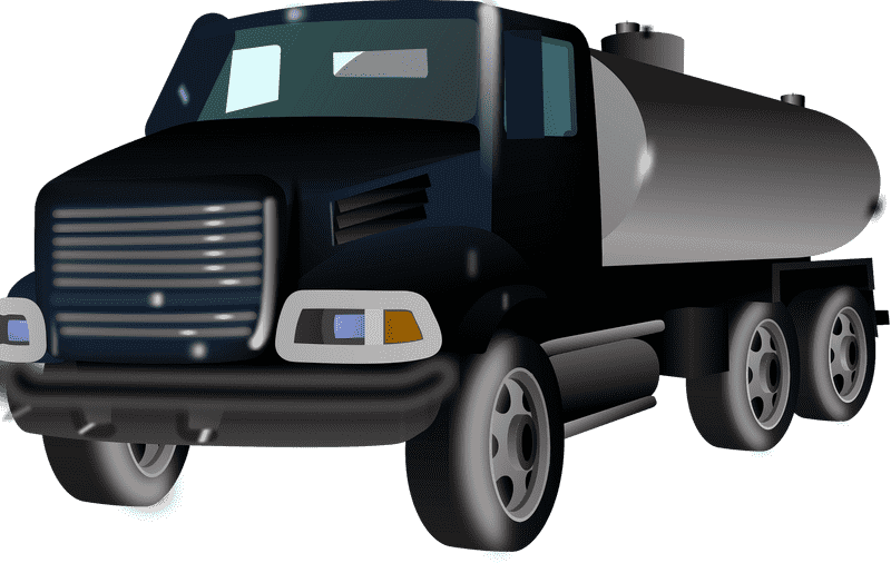 High-Performance Delivery Truck with a Sleek Design PNG