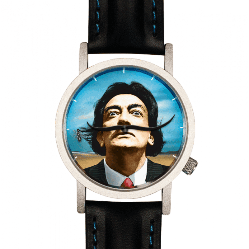Whimsical Mechanical Watch with Bold Character Design PNG