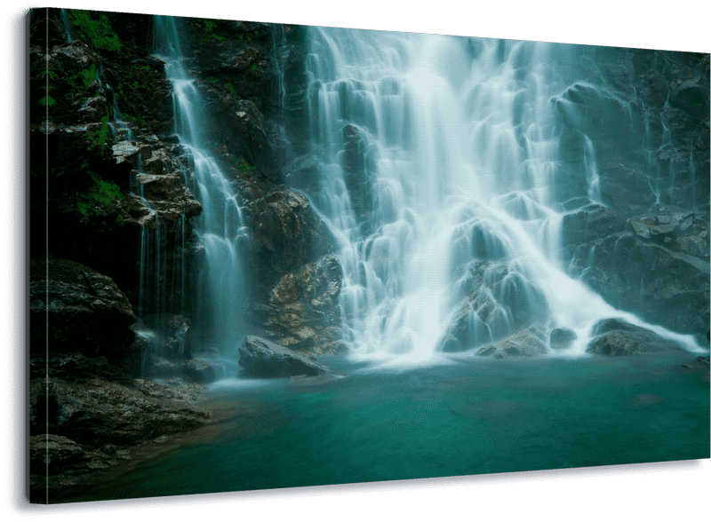 Whispers of Serenity The Enchanting Waterfall PNG