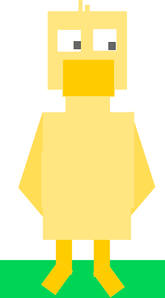 Charming Duck in a Colorful Raincoat PNG