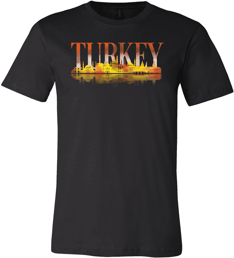 Sunset Serenity Over Turkey's Skyline PNG