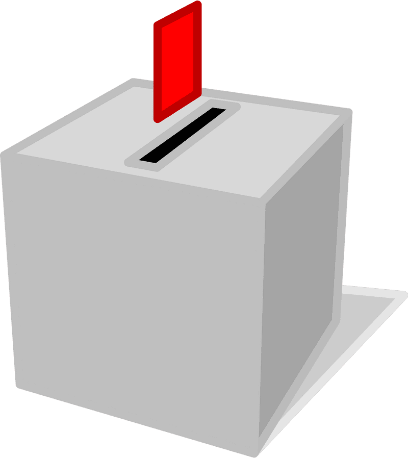 Election Ballot Submission Box Illustration PNG