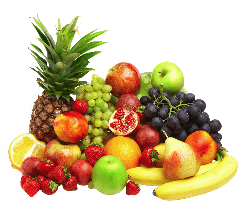 Colorful Fruit Medley of Nature's Bounty PNG