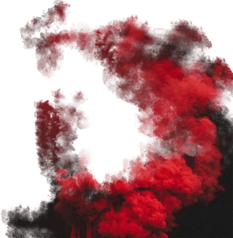 Crimson Haze of Smoke and Mystery PNG