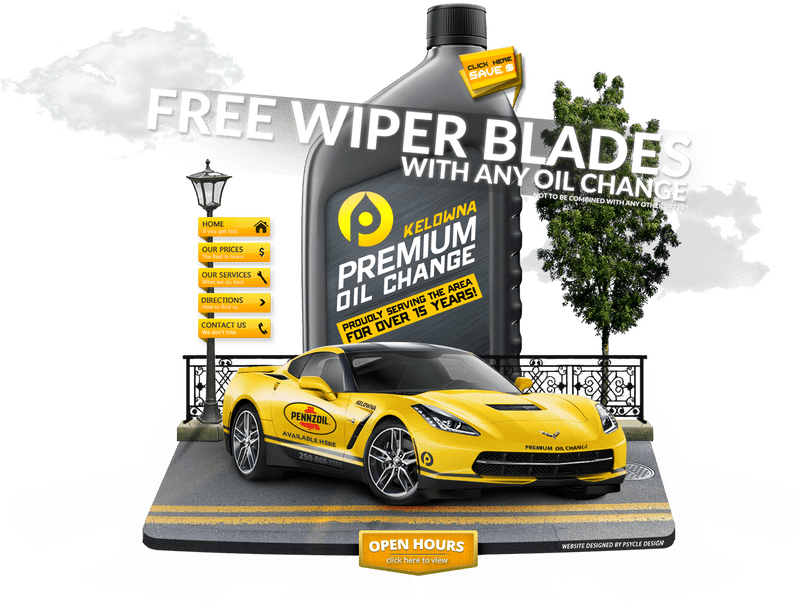 Kelowna Premium Oil Change Promotions PNG