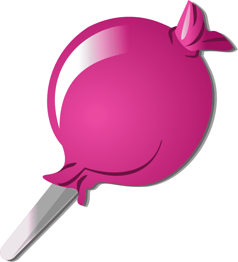 Sweet Peppermint Candy Delight on a Stick PNG