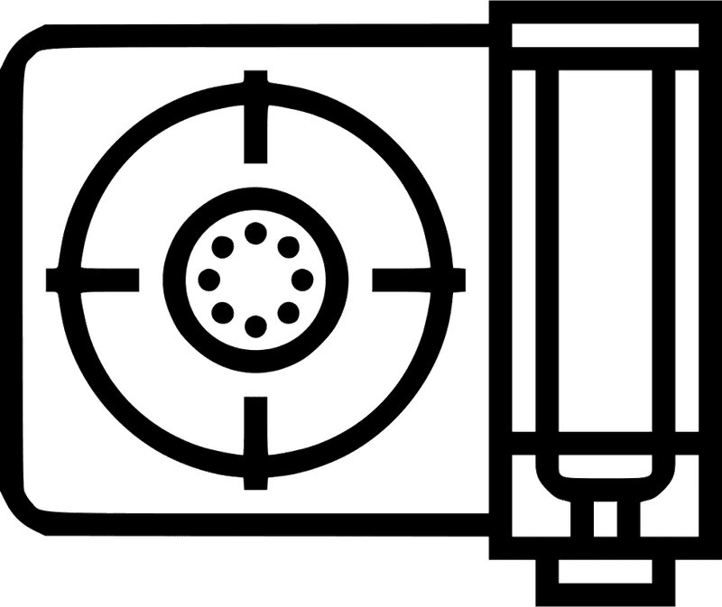 Efficient Cooking with a Modern Gas Stove PNG