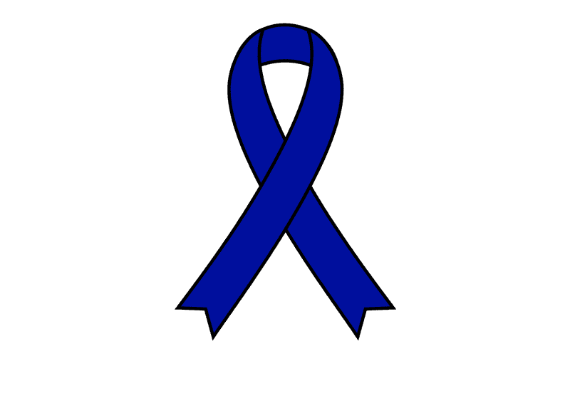 Blue Awareness Ribbon for Mental Health Advocacy PNG