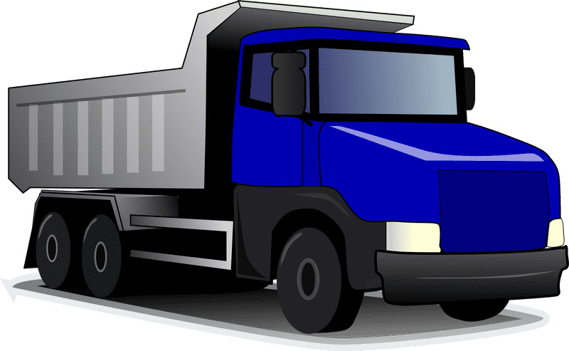 Blue Delivery Truck for Efficient Transporting PNG