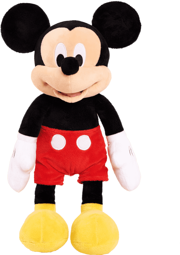 Classic Mickey Mouse Plush Toy Companion PNG