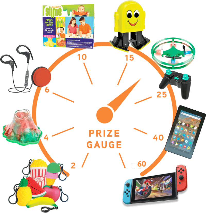 Fun and Prizes Around the Parking Meter PNG