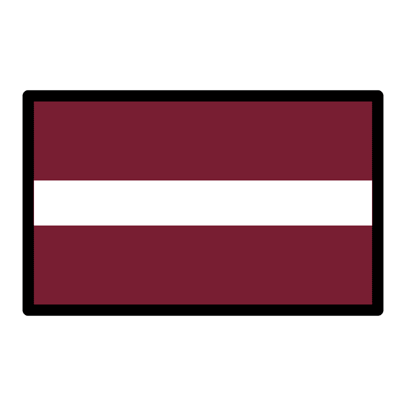 Latvia's National Flag Design Representation PNG