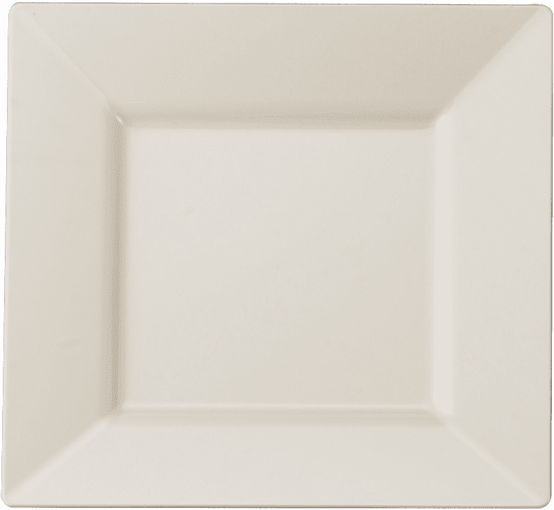 Bone White Square Serving Dish PNG