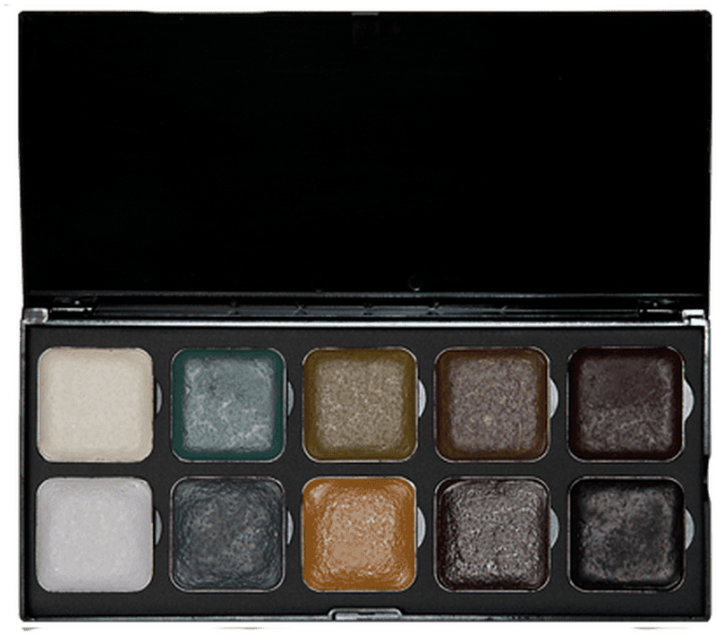 Elegant Metallic Shades Palette for Artistic Creations PNG